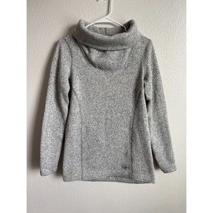 Arcteryx Womens Covert Cowl Neck Fleece Long Sleeve Sweater Size S Small Grey
